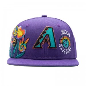 custom snapback hat 6 panel embroidered branding new hip hop hat GROOVY structured flat bill snapbacks fitted snapback caps