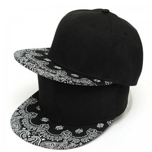 Wholesale Custom Cotton Print Snapback Cap Hat Best Top Quality Baseball Hats